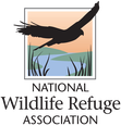 Image: The National Wildlife Refuge Association logo featuring a bird and sunset